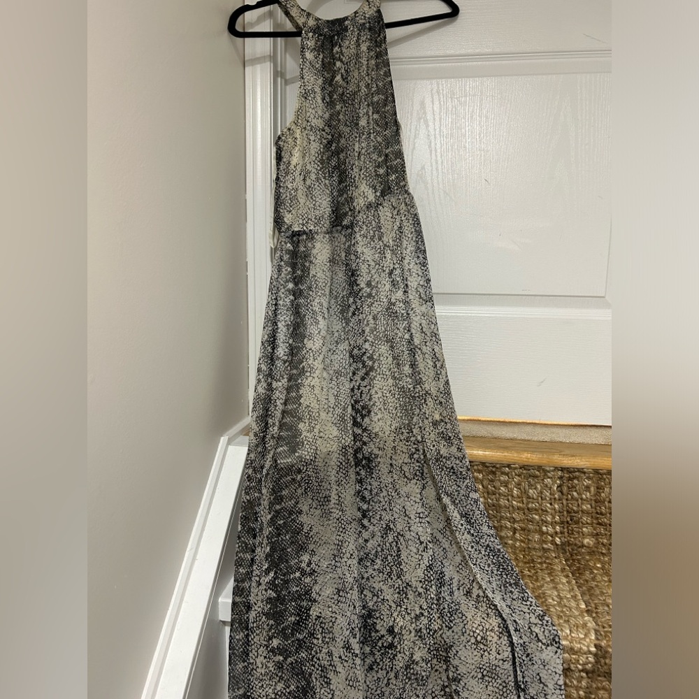Banana Republic Snakeskin Maxi Dress